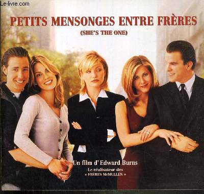 PLAQUETTE DE FILM - PETITS MENSONGES ENTRE FRERES - un film d'edward burns avec jennifer aniston, maxine bahns, edward burns, cameroun diaz, mike mcglone...