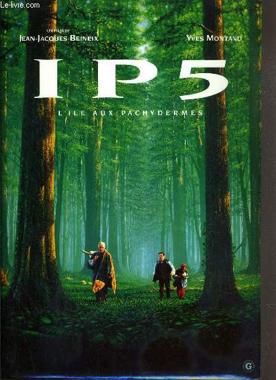 PLAQUETTE DE FILM - IP5 - L'ILE AUX PACHYDERMES - un film de jean-jacques beineix avec yves montand, olivier martinez, sekkou sall, geraldine pailhas...