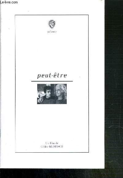 PLAQUETTE DE FILM - PEUT-ETRE - un film de cedric klapisch avec jean-paul belmondo, romain duris, geraldine pailhas