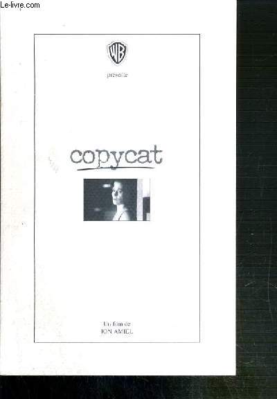 PLAQUETTE DE FILM - COPYCAT - un film de jon amiel avec sigourney weaver, holly hunter, dermot mulroney, william McNamara..