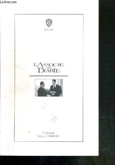 PLAQUETTE DE FILM - L'ASSOCIE DU DIABLE - un film de taylor hackford avec keanu reeves, al pacino, charlize theron...