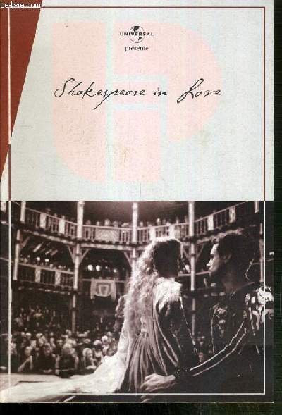 PLAQUETTE DE FILM - SHAKESPEARE IN LOVE - un film de john madden avec gwyneth paltrow, joseph fiennes, geoffrey rush, colin firth...