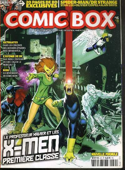 COMIC BOX - N45 - FEVRIER-MARS 2007 - ULTIMATES - L'AVENIR DE DC - KISS - en direct des usa, pleins feux sur..luke cage, x-men: les peches du pere, carnet noir, entretien avec bryan hitch...