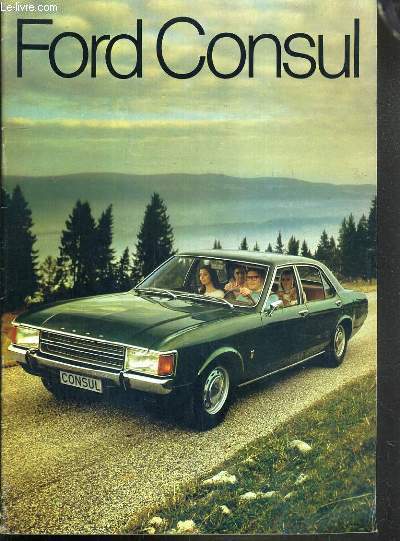 FORD CONSUL - PLAQUETTE