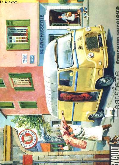 ESTAFETTE - FOURGON SURELEVE - RENAULT - PLAQUETTE