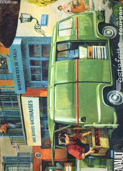 ESTAFETTE - FOURGON - RENAULT - PLAQUETTE