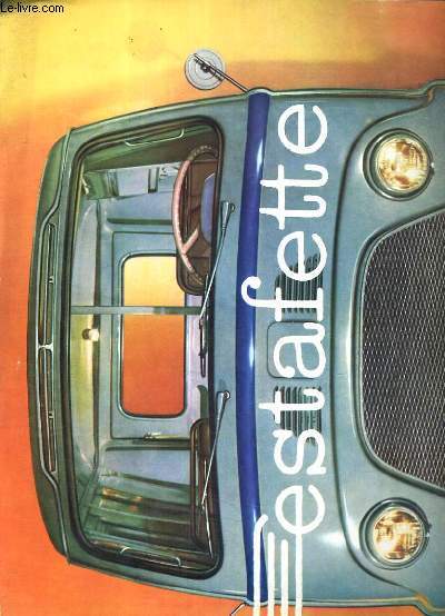 ESTAFETTE - RENAULT - PLAQUETTE