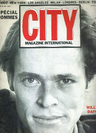CITY MAGAZINE INTERNATIONAL - N35 - SEPTEMBRE 1987 - SPECIAL HOMMES - WILLEM DAFOE - AYRTON SENNA - TORONTO - L'HOMME 87 - JEUNES ECRIVAINS NEW-YORKAIS - gaston grmmer, carrossier des annes 1930 salu par son fils Philippe avec des documents d'poque..