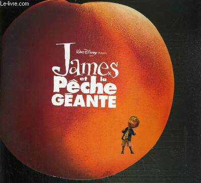 PLAQUETTE DE FILM - JAMES ET LA PECHE GEANTE - un film de henry selick avec les voix de simon callow, richard dreyfuss, jane leeves, joanna lumley...