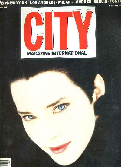 CITY MAGAZINE INTERNATIONAL - N36 - OCTOBRE 1987 - DALLAS - LES PLAISIRS DE LONDRES - WIM WENDERS - special decoration, les tendances de la nouvelle decoration et du design  Tokyo, Londres, Los Angeles, Paris, Milan et San Francisco, ateliers d'artiste