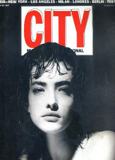 CITY MAGAZINE INTERNATIONAL - N20 - MARS 1986 - HOLLYWOOD D'ALAN SHARP - LES SCENES DE PETER STEIN - trois etoiles pour azzedine alaia: ariane, l'heroine de 