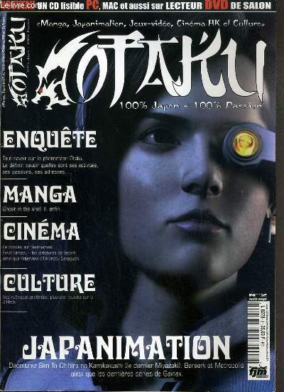 OTAKU - N 2 - AOUT/SEPTEMBRE 2002 - JAPANIMATION - DECOUVREZ SEN TO CHIHIRO NO KAMIKAKUSHI - japanimation sujet du mois berserk, japanimation sujet sen to chihiro no kamakakushi, manga news, manga sujet eden, cinemotaku news.. + 1 CD-ROM INCLUS.