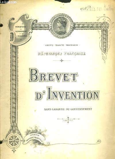 BREVET D'INVENTION - N 558.342 - DU 7 NOVEMBRE 1922 - AMORTISSEUR POUR AUTOMOBILES