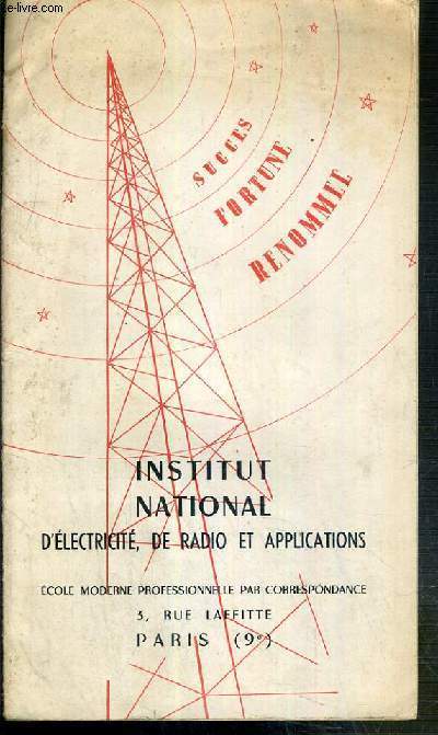 INSTITUT NATIONAL D'ELECTRICITE, DE RADIO ET APPLICATIONS