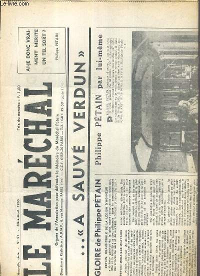 LE MARECHAL - N 51 - MARS-AVRIL 1966 - 