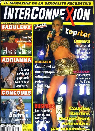 INTERCONNEXION - MAI 2002 - TOPSTAR - LAURENCE - les images sexy vues dans les medias, deux lecteurs ont pass une soire avec Adrianna, la Camargue comme vous ne l'avez jamais vu, comment la pornographie influence la sexualit...