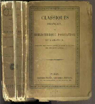 OEUVRES CHOISIES DE J. B. ROUSSEAU - TOME 2 - CLASSIQUES FRANCAIS OU BIBLIOTHEQUE PORTATIVE DE L'AMATEUR.