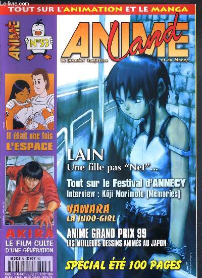 ANIME LAND - N 53 - JUILLET / AOUT 1999 - LAIN, UNE FILLE PAS 