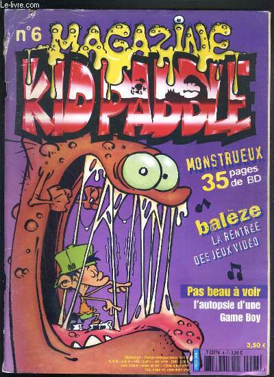 KID PADDLE MAGAZINE - N6 - SEPTEMBRE 2002 - l'enfer des concerts, game over, parker badger, pedro le coati, samson neon, tony et alberto, womoks..
