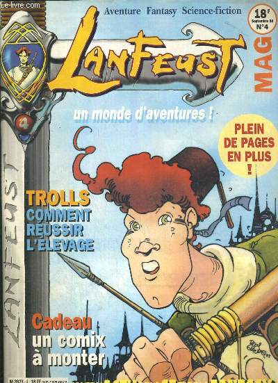 LANFEUST MAG - N4 - SEPTEMBRE 1998 - TROLLS COMMENT REUSSIR L'ELEVAGE - lanfeust de troy, universal war one, trolls de troy, les guerriers, sidney & howell...
