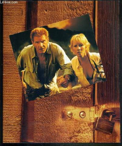 PLAQUETTE DE FILM - 6 JOURS-7 NUITS - un film de ivan reitman avec harrison ford, anne heche, david schwimmer