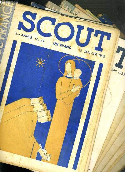SCOUT - 19 NUMEROS - N24  47 - du 5 janvier au 20 decembre 1935