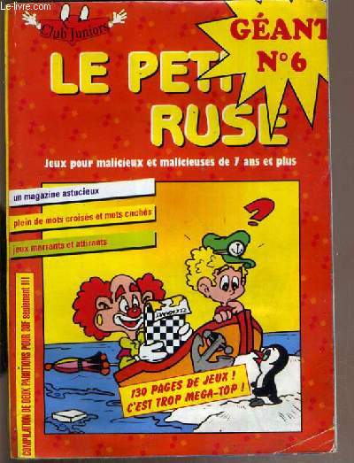 LE PETIT RESU GEANT N6 - JEUX POUR MALICIEUX ET MALICIEUSES DE 7 ANS ET PLUS - 2 NUMEROS N12 ET 13.