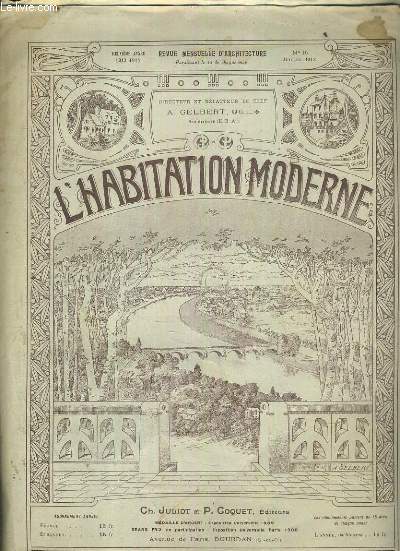 L'HABITATION MODERNE - N16 - JUILLET 1913 - 2eme ANNEE 1913-1914 -