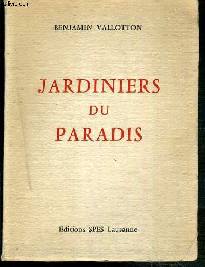 JARDINIERS AU PARADIS