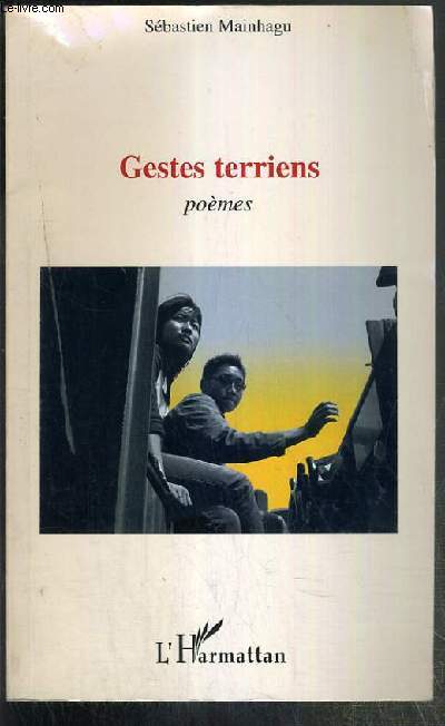 GESTES TERRIENS - POEMES - ENVOI DE L'AUTEUR