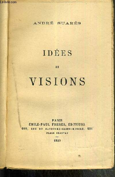 IDEES ET VISIONS