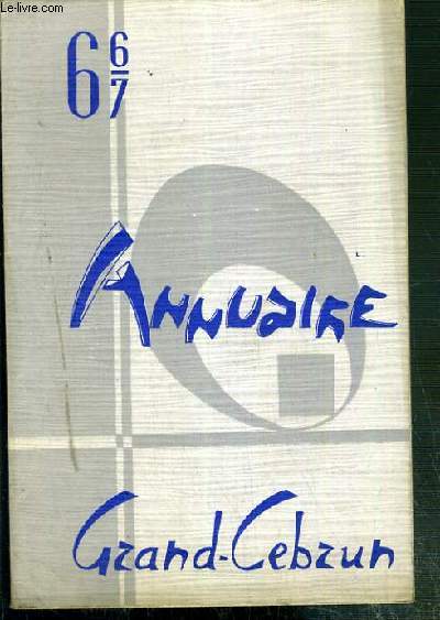 ECOLE SAINTE-MARIE GRAND-LEBRUN - ANNUAIRE 1966-1967