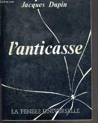 L'ANTICASSE - ENVOI DE L'AUTEUR