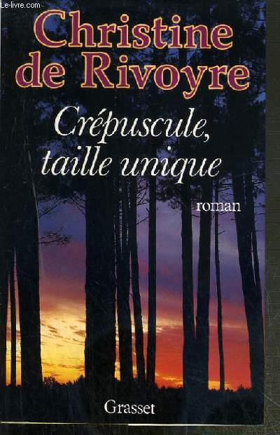 CREPUSCULE, TAILLE UNIQUE - ENVOI DE L'AUTEUR