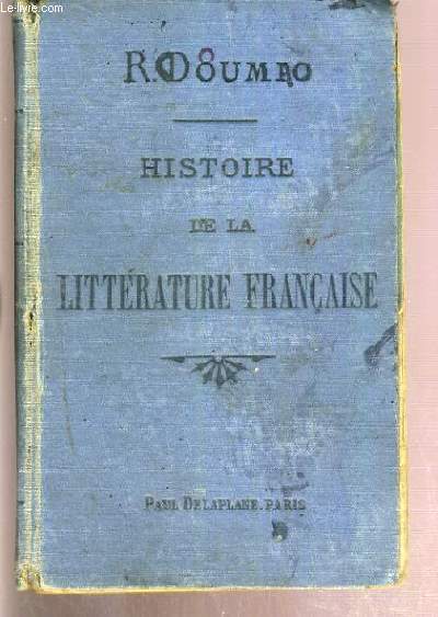 HISTOIRE DE LA LITTERATURE FRANCAISE