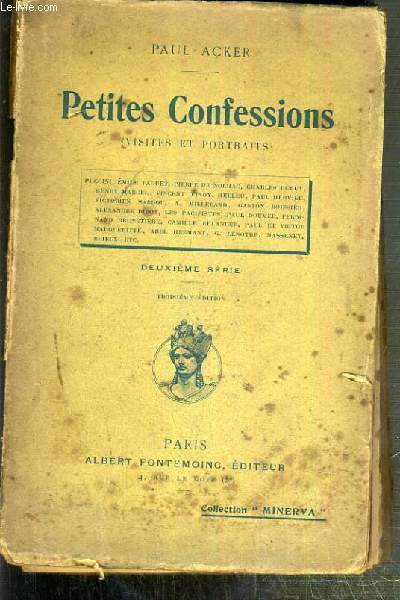 PETITES CONFESSIONS - VISITES ET PORTRAITS / COLLECTION MINERVA