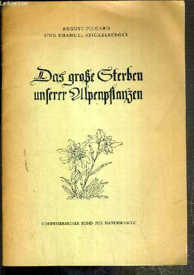 DAS GROE STERBEN UNFER WAPPENPFLANZEN - TEXTE EXCLUSIVEMENT EN ALLEMAND