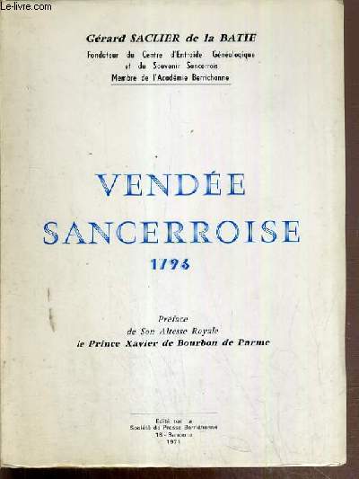 VENDEE SACERROISE 1796