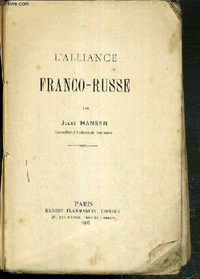 L'ALLIANCE FRANCO-RUSSE