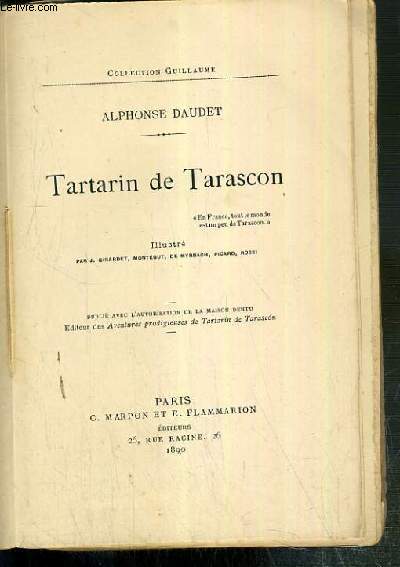 TARTARIN DE TARASCON / COLLECTION GUILLAUME.