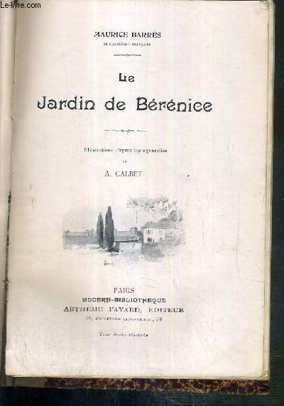 LE JARDIN DE BERENICE