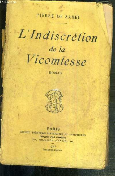 L'INDISCRETION DE LA VICOMTESSE