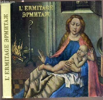 MUSEE DE L'ERMITAGE PEINTURE - TEXTE EN FRANCAIS ET EN CYRILLIQUE