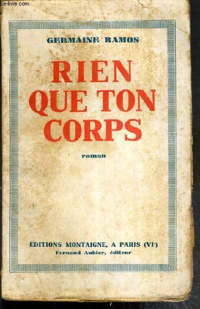 RIEN QUE TON CORPS