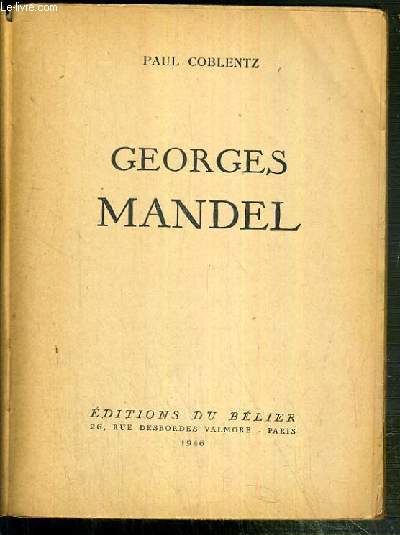 GEORGES MANDEL