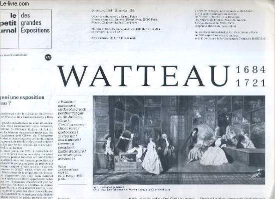 LE PETIT JOURNAL DES GRANDES EXPOSITIONS - N146 - 24 OCTOBRE 1984 - 28 JANVIER 1985 - WATTEAU 1684-1721.