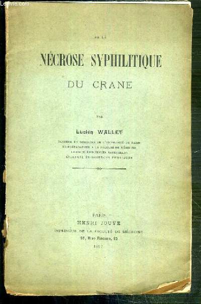 DE LA NECROSE SYPHILITIQUE DU CRANE - INTERVENTION CHIRURGICALE