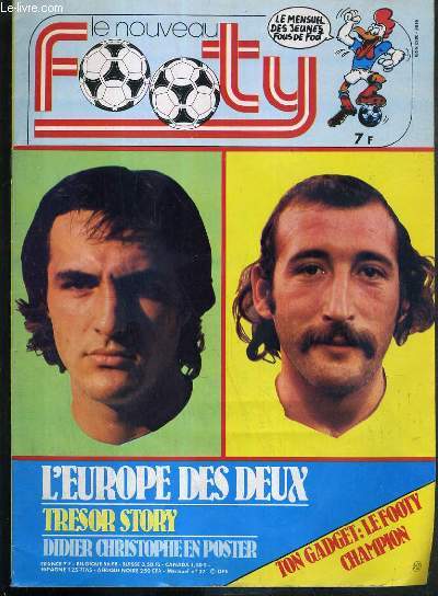 LE NOUVEAU FOOTY - N27. L'EUROPE DES DEUX - TRESOR STORY - DIDIER CHRISTOPHE EN POSTER