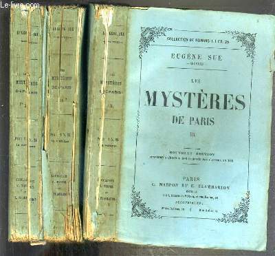 LES MYSTERES DE PARIS - 3 TOMES - 1 + 2 + 3