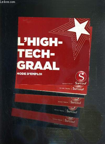 L'HIGH-TECH-GRAAL - COFFRET DE 6 LIVRETS - 1 + 4 + 5 + 6 + 7 + 8 - SURCOUF